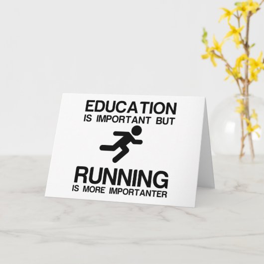 BELANGRIJK ONDERWIJS DAT IMPORTANTER LOOPT KAART (Gele Bloem)