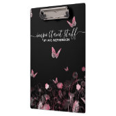 Belangrijk spul Vloeiend veld met vlinders Klembord (Links)