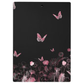 Belangrijk spul Vloeiend veld met vlinders Klembord (Achterkant)