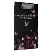 Belangrijk spul Vloeiend veld met vlinders Klembord (Rechts)