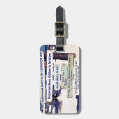 belangrijk strand van west florida bagagelabel (Voorkant verticaal)