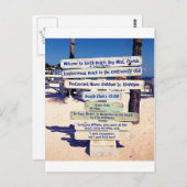 belangrijk strand van west florida briefkaart (Voorkant / Achterkant)