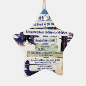 belangrijk strand van west florida keramisch ornament (Rechts)