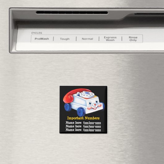 BELANGRIJK telefoonnummer magneet (Insitu (Vaatwasser))