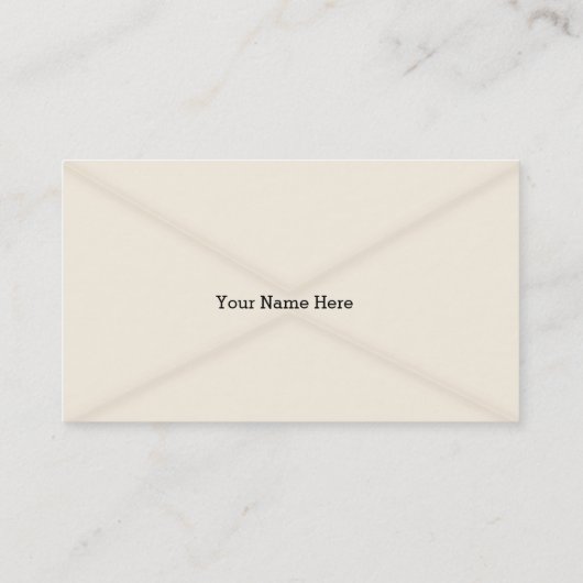 Belangrijk Visitekaartje e-mailenvelop (Achterkant)