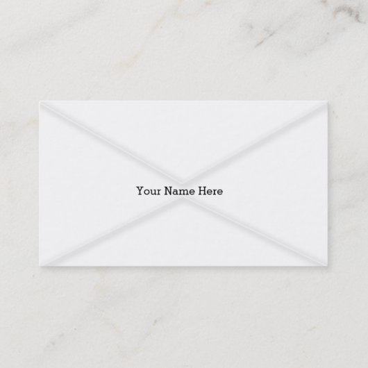 Belangrijk Visitekaartje e-mailenvelop (Achterkant)