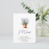 Belangrijke adreswijziging | Verplaatsingsaankondi Briefkaart (Staand voorkant)