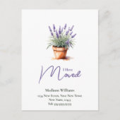 Belangrijke adreswijziging | Verplaatsingsaankondi Briefkaart (Voorkant)