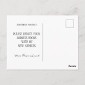 Belangrijke adreswijziging | Verplaatsingsaankondi Briefkaart (Achterkant)