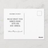 Belangrijke adreswijziging | Verplaatsingsaankondi Briefkaart (Achterkant)