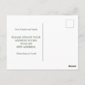 Belangrijke adreswijziging | Verplaatsingsaankondi Briefkaart (Achterkant)