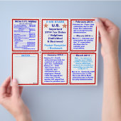 Belangrijke belastingdata 2014 / Helplines Pamphle Flyer (Hand)