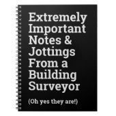 Belangrijke bouwenquête notitieboek (Voorkant)