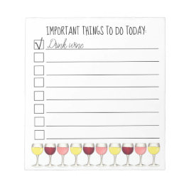 Belangrijke dingen om de controlelijst van het gla notitieblok