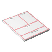 Belangrijke dingen onthouden - Notitieblok (Schuin)