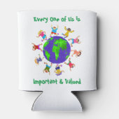 Belangrijke en gewaardeerde kinderen blikjeskoeler (Achterkant)