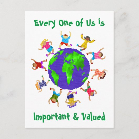 Belangrijke en gewaardeerde kinderen briefkaart (Voorkant)