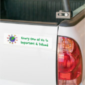 Belangrijke en gewaardeerde kinderen bumpersticker (Op Truck)