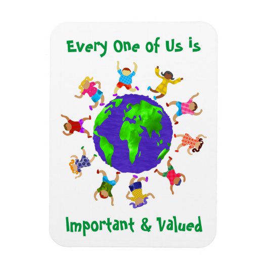 Belangrijke en gewaardeerde kinderen magneet (Verticaal)