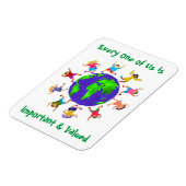 Belangrijke en gewaardeerde kinderen magneet (Linkerzijde)