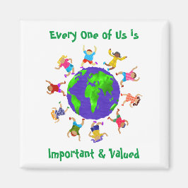 Belangrijke en gewaardeerde kinderen magneet