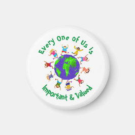 Belangrijke en gewaardeerde kinderen magneet