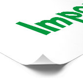 Belangrijke en gewaardeerde kinderen perfect poster (Hoek)