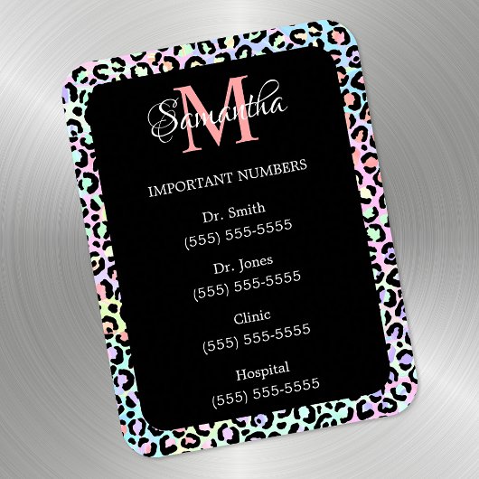 Belangrijke getallen voor de meisjesregenboogluipa magneet