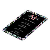 Belangrijke getallen voor de meisjesregenboogluipa magneet (Linkerzijde)