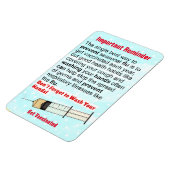 Belangrijke herinnering Magnet Magneet (Linkerzijde)