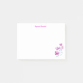 Belangrijke herinneringen Chrysanten Waterverf Post-it® Notes (Voorkant)