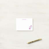 Belangrijke herinneringen Chrysanten Waterverf Post-it® Notes (Op bureau)