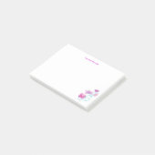 Belangrijke herinneringen Chrysanten Waterverf Post-it® Notes (Schuin)