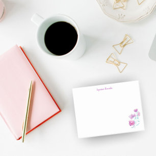 Belangrijke herinneringen Chrysanthemums Waterverf Post-it® Notes