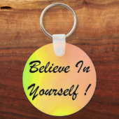 Belangrijke keten: geloof in jezelf. sleutelhanger (Voorkant)