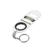 Belangrijke kettingbotopening mini flessenopener (Achterkant Gekanteld)