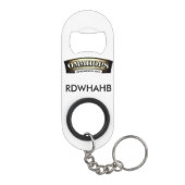 Belangrijke kettingbotopening mini flessenopener (Achterkant)