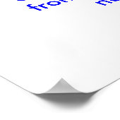 Belangrijke mededeling over VOEDSELALLERGIEËN Poster (Hoek)