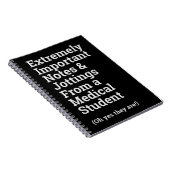 Belangrijke medische student notitieboek (Rechterzijde)