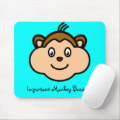 Belangrijke Monkey Business Mousepad Muismat (Met muis)