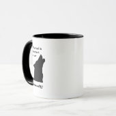 Belangrijke oproep Funny Wolf Customer Service Car Mok (Voorkant links)