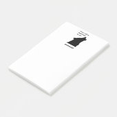 Belangrijke oproep Funny Wolf Customer Service Car Post-it® Notes (Schuin)