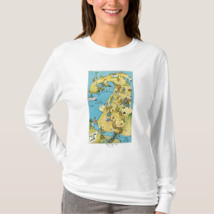 Belangrijke punten voor de cartoon van kabeljauw t-shirt