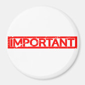 Belangrijke stempel magneet (Voorkant)