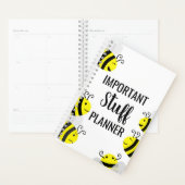 "Belangrijke stuif" Kute Family of Bees Planner (Display)