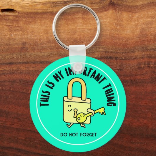 Belangrijke things sleutelhanger (Voorkant)