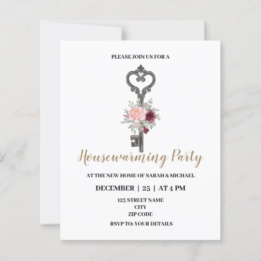 Belangrijke uitnodiging van de partij voor de klim (Voorkant)