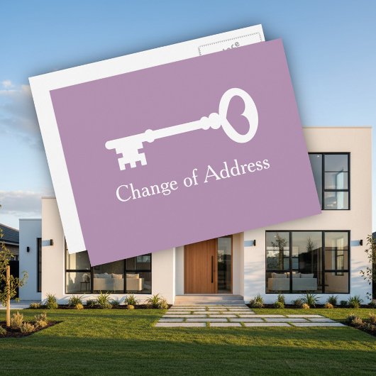 belangrijke verandering van adresbewegende briefk aankondigingskaart