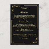 Belangrijke Victoriaans bruiloft — Gegevens Informatiekaartje (Voorkant)