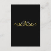 Belangrijke Victoriaans bruiloft — Gegevens Informatiekaartje (Achterkant)